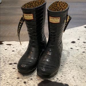 JIMMY CHOO x HUNTER rain boots